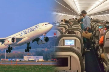 ஸ்ரீலங்கன் விமானத்தில் விமானப் பயணத்திற்கு இடையூறு விளைவித்த இளைஞர்கள்