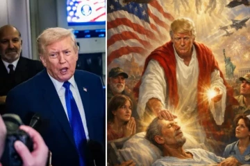 டரம்பின் சர்ச்சைக்குரிய புகைப்படப் பதிவு : எதிர்ப்பினால் உருவான நிலை