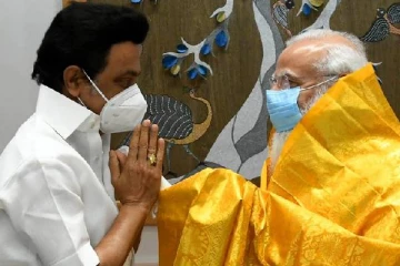 கண்ணில் பட்டது! டெல்லியில் கைலியுடன் வைரலாகும் முதலமைச்சரின் புகைப்படம்..