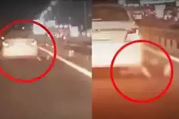 காரில் பல அடி தூரம் இழுத்துசெல்லப்பட்ட ஆணின் உடல்! பரபரப்பு சம்பவம்