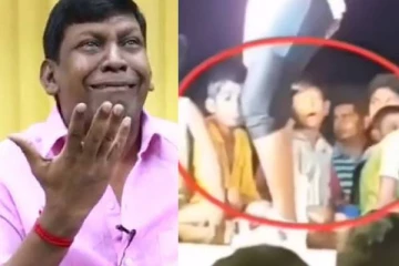 முரட்டு பயப்புள்ளையா இருக்கானே? நடனமாடும் பெண்ணை பாத்து இப்படி ஜொல்லு விடும் சிறுவர்கள்..