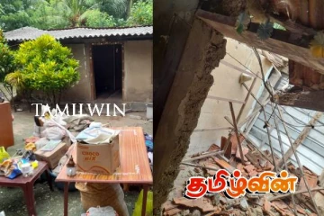 மழையினால் யாழில் மூன்று குடும்பங்கள் பாதிப்பு..!