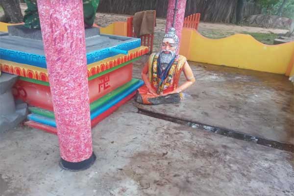 கடலரிப்பால் சமாதியும், சிவன்சிலையும் கடலுக்குள் | Kuddarippal Samadhi And Shivansil In The Sea