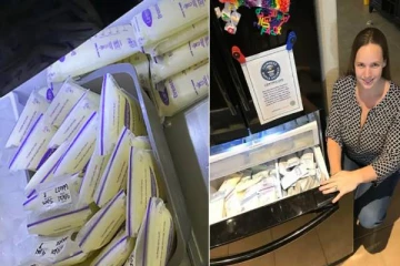 கின்னஸ் உலக சாதனை: தாய்ப்பால் கொடுத்து சாதித்த பெண்- எதனால் இந்த முடிவு?