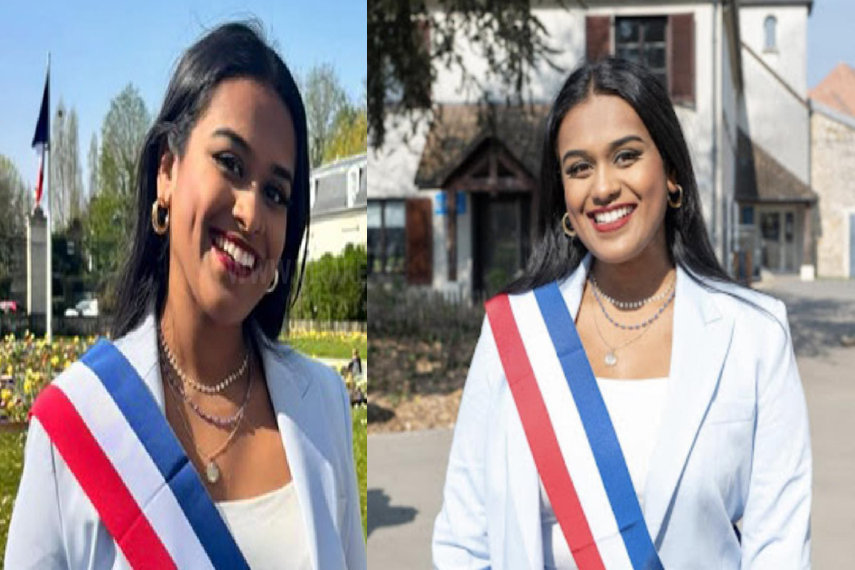 பிரான்ஸ் Pontault-Combault நகர துணை மேயராக பதவியேற்ற யாழ்ப்பாண யுவதி | Jaffna Woman Sworn In As Deputy Mayor Of France