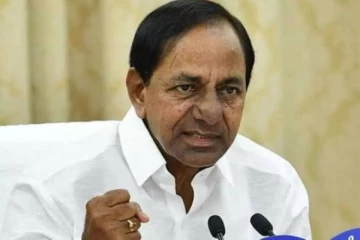 டென்ஷன் ஆன தெலங்கானா முதல்வர்... ரிப்பனை கிழித்து ஆவேசம்..