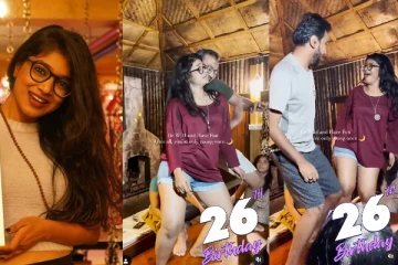 குட்டையான உடையில் ஆண் நண்பர்களுடன் ஆடிய விஜே பார்வதி: வைரல் வீடியோ