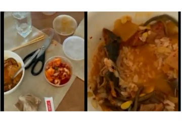 சூப்பில் இறந்து கிடந்த எலி- ஷாக்கான வாடிக்கையாளர்கள்! வைரலாகும் வீடியோ