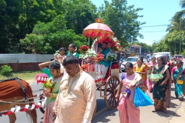 யாழில் பலரை வியக்க வைத்த பூப்புனித நீராட்டு விழா(Video)