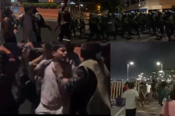 ගාලුමුවදොර අරගලයට දැවැන්ත හමුදා ප්‍රහාරයක්. නවතම දර්ශන මෙන්න(VIDEO)