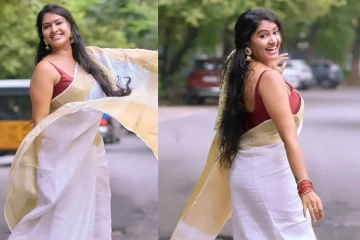 முந்தானையை பறக்கவிட்ட நடிகை ரச்சிதா மகாலட்சுமி!! ரீசெண்ட் புகைப்படங்கள்..