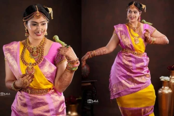 பிரபல சீரியல் நடிகை ஷோபனா ஆண்டாள் லுக்கில் நடத்திய போட்டோ ஷுட்