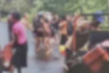 දෙදෙනෙකුට මරු කෑදවූ ලොරි ට්‍රැක්ටර් අනතුර..