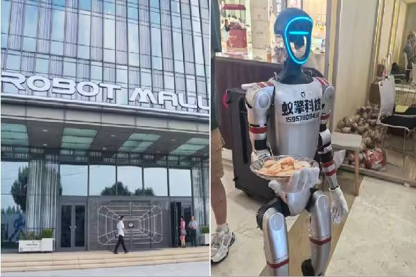 China Robot Mall: உலகின் முதல் மனித உருவ ரோபோ கடை: தொழில்நுட்பத்தில் பட்டையை கிளப்பும் சீனா! | China Opens Worlds First Humanoid Robot Mall