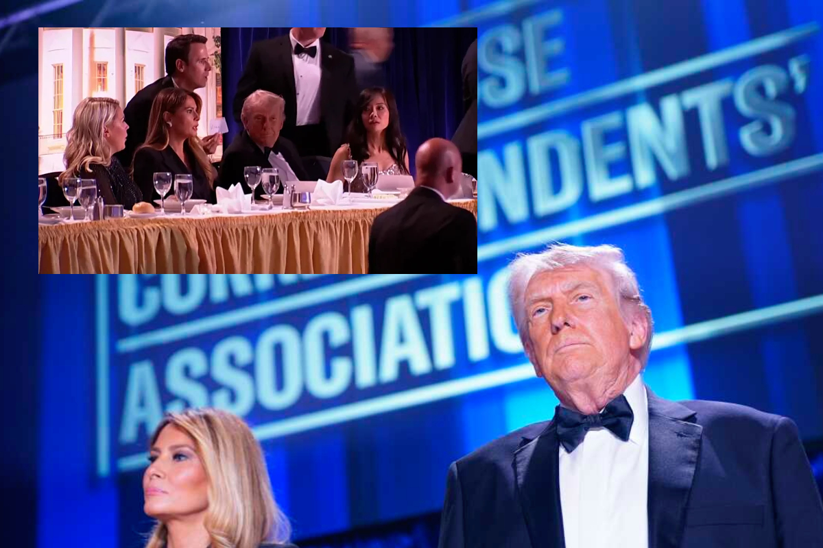 பரபரப்பு சம்பவம்: வெள்ளை மாளிகை விருந்தில் துப்பாக்கிச் சூடு - இலக்கு வைக்கப்பட்ட ஜனாதிபதி ட்ரம்ப் | Trump Rushed Off After Shots Fired At White House