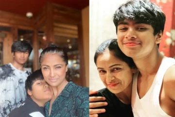 மகன்களுடன் இருக்கும் புகைப்படத்தை வெளியிட்ட நடிகை சிம்ரன் - ஹீரோ போல வளர்ந்துட்டாங்க!