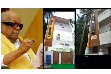 இல்லத்தில் மு.கருணாநிதியின் பேனா நினைவுச் சின்னத்தை நிறுவிய தொண்டர்....! வைரல் வீடியோ...!