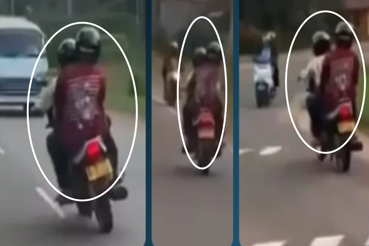 வீதியில் சென்றவர்களுக்கு அச்சத்தை ஏற்படுத்திய மோட்டார் சைக்கிள் வேகம்; பொலிசார் அதிரடி | Speeding Motorcycle Causes Fear Among Road Users