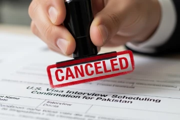 ආරක්ෂක තත්ත්වය මත නිවේදනයක් - මාර්තු 6 වෙනකල් පාකිස්ථානය තුළ සියලුම වීසා සම්මුඛ පරීක්ෂණ අවලංගුයි