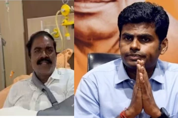 அண்ணாமலை ஜெயிக்கணும் - விரலையே வெட்டிக்கொண்ட தொண்டர்