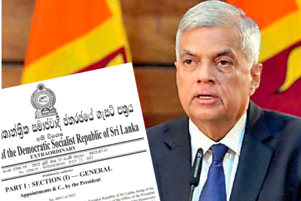 ரணில் வெளியிட்ட விசேட வர்த்தமானி அறிவித்தல் | Gazette Amending Portfolios Of Several Ministries