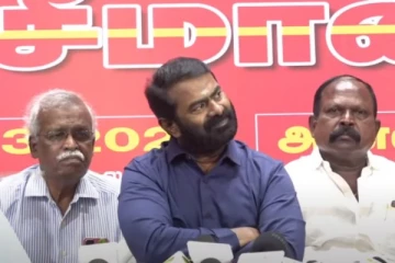 சின்னமும் இல்ல...காசும் இல்ல!! விரக்தியுடன் பேசிய சீமான்