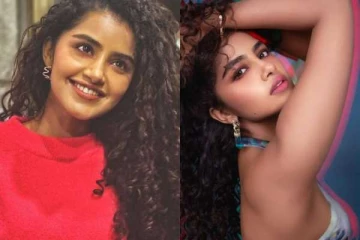 கருப்பு நிற சேலையில் மயக்கும் நடிகை அனுபமா பரமேஸ்வரன்!! புகைப்படங்கள் இதோ..