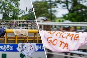உள்ளாடைகளில்  Go Home Gota; சமூகவலைத்தளங்களில் வைரல்!