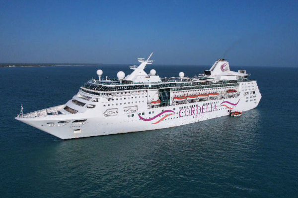 யாழ். காங்கேசன்துறையை வந்தடைந்த அதிசொகுசு கப்பல் | India S Cordelia Cruises Ship Arrive In Jaffna Kks