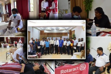 மன்னாரில் இடம்பெற்ற மாபெரும் குருதிக்கொடை முகாம்