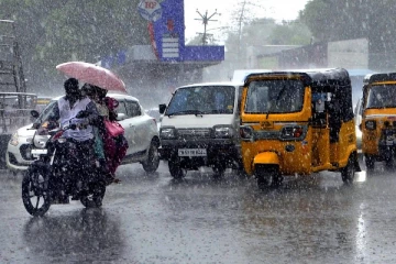 அடுத்த 3 மணி நேரத்திற்கு 9 மாவட்டங்களில் கனமழை எச்சரிக்கை: வானிலை மையம் தகவல்