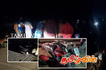 உழவு இயந்திரத்துடன் மோதிய மோட்டார் சைக்கிள் : குடும்பஸ்தர் பலி