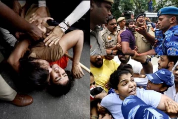 புதிய நாடாளுமன்றத்தை நோக்கி பேரணி! மல்யுத்த வீரர், வீராங்கனைகளை குண்டுக்கட்டாக தூக்கியதால் பரபரப்பு