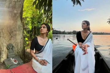 கடல் நடுவே நடிகை மாளவிகா.. வைரல் போட்டோஸ் இதோ