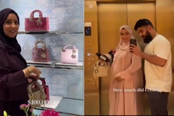 சொகுசு கார், பங்களா, வைர நகைகள்: துபாய் பெண்ணின் பிரசவ பரிசு வீடியோ வைரல்!