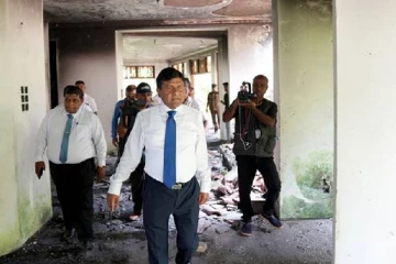 சர்ச்சைக்குரிய மல்வானை வீட்டு வளாகத்தை பார்வையிட்ட நீதியமைச்சர்