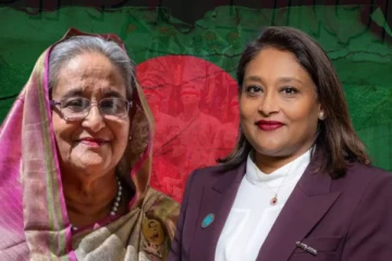 ஷேக் ஹசீனாவின் மகளை பதவி விலக்க பங்களாதேஷ் வலியுறுத்து