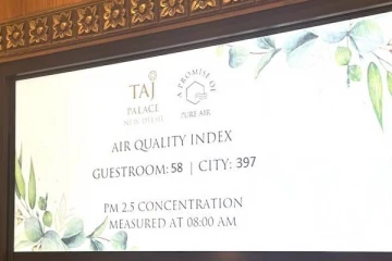 டெல்லியில் சுத்தமான காற்றை விற்கும் 5 ஸ்டார் ஹொட்டல்கள்