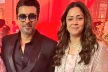 சூர்யா - ஜோதிகாவை சந்தித்த விஜய் நண்பரின் மகளா இது..புகைப்படம்