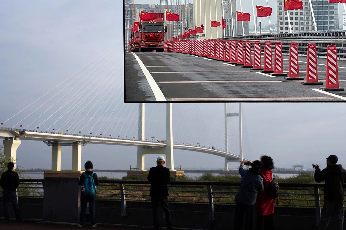 சீனா - வடகொரியா இடையே புதிய பாலம் திறந்து வைப்பு | New Bridge China And North Korea Inaugurated