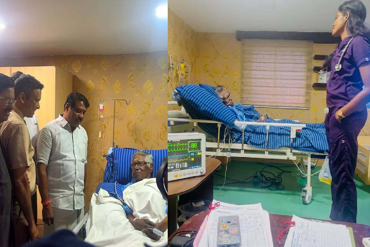 ICU-ல் சிரித்த முகத்துடன் இயக்குனர் பாரதிராஜா! வெளியானது தற்போதைய புகைப்படம் | Bharathiraja Ice Smiling Face Recent Photo Viral ICU-ல் சிரித்த முகத்துடன் இயக்குனர் பாரதிராஜா! வெளியானது தற்போதைய புகைப்படம் | Bharathiraja Ice Smiling Face Recent Photo Viral