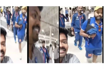 "will you marry me..?" ரசிகருக்கு ப்ரபோஸ் செய்த ரோஹித் சர்மா... வைரலாகும் வீடியோ