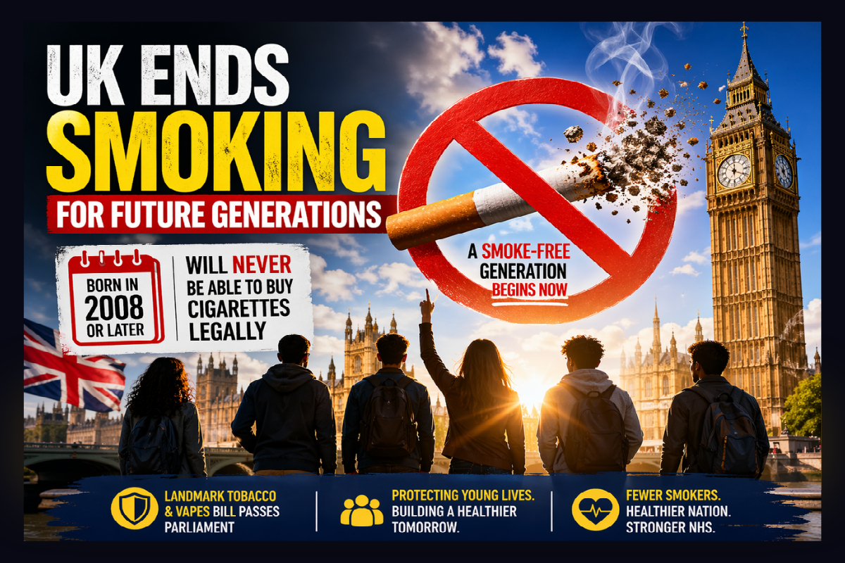 பிரிட்டனில் 2008 ற்கு பிறகு பிறந்தவர்களுக்கு விதிக்கப்பட்ட ஆயுள்கால தடை | Lifetime Cigarette Ban Those Born After 2008 Uk