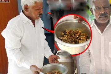 குக்கரில் ஆட்டுக்கறியுடன் காவல்நிலையத்திற்கு வந்த நபர்! திணறிய போலிஸ் அதிகாரி