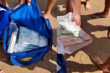 கடற்கரையில் ஒதுங்கிய பைகளில் கட்டுக்கட்டாக பணம்: பரபரப்பை உருவாக்கிய சம்பவம்