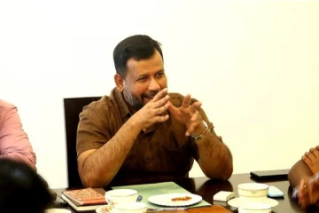 காலிமுகத்திடல் போராட்டக்கள குழுவினருடன் ரிஷாத் பதியுதீன் சந்திப்பு