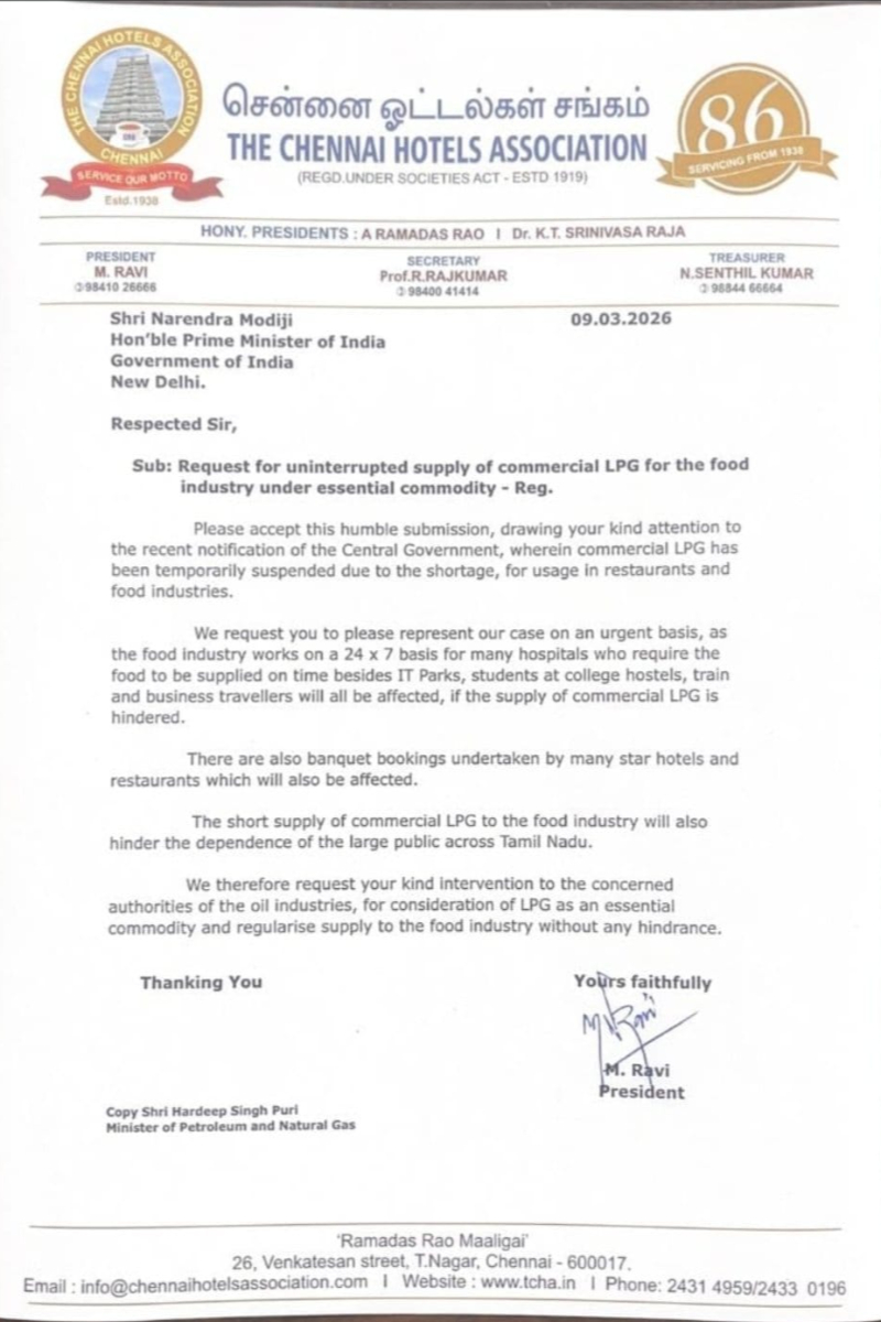 போர் காரணமாக சிலிண்டர் தட்டுப்பாடு - மூடப்படும் உணவகங்கள் | Iran War Made Lpg Demand Leads Hotels To Close