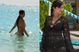 மாலத்தீவில் டூபீஸ் ஆடையில் ஜொலிக்கும் நடிகை வேதிகா..