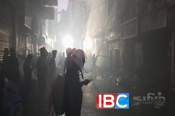 புகை மண்டலமாக காட்சியளிக்கும் கொழும்பு