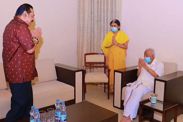 சம்பந்தனை தேடிச் சென்று மகிந்த பேச்சு - இனப்பிரச்சினை தீர்வுக்கு சாதகமான உறுதியளிப்பு | Mahinda Met Sampanthan Today